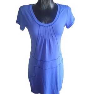 Lole Blue Short Sleeve Activewear Dress S